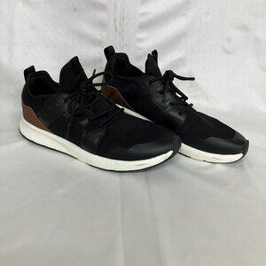 Goodfellow & Co Men's 9 Black/Brown Hybrid Casual Dress Sneakers High Top Mesh